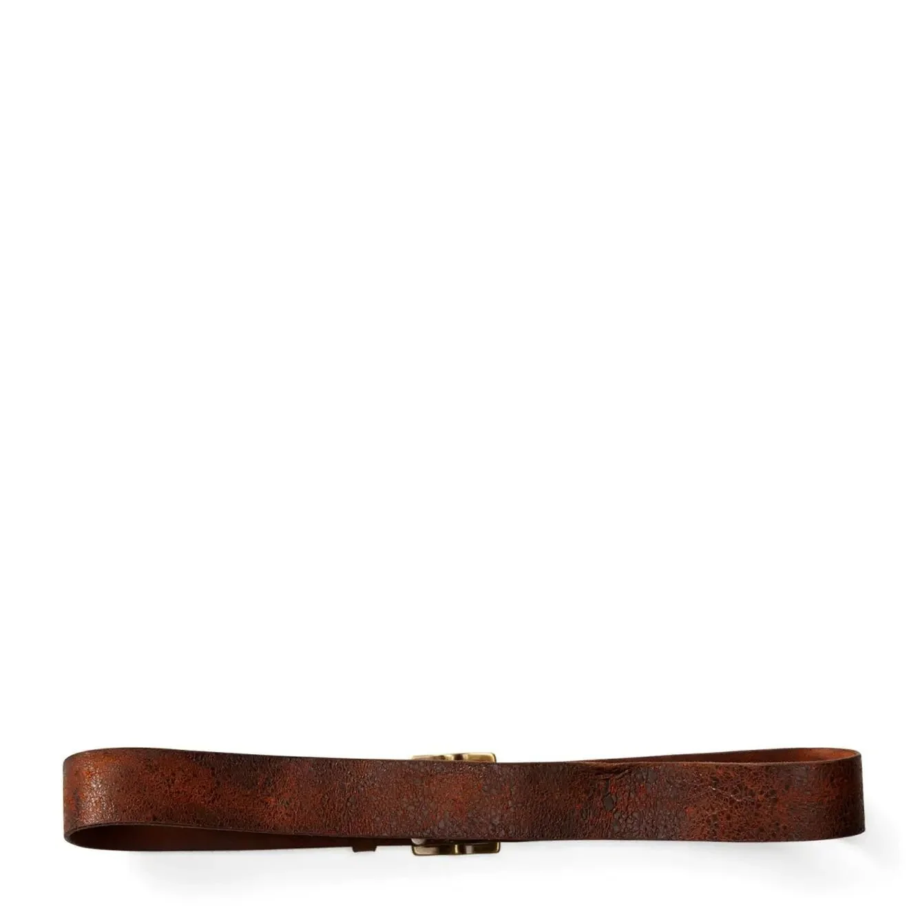 RRL by Ralph Lauren Jones Tumbled Leather Belt Tan - Image 2