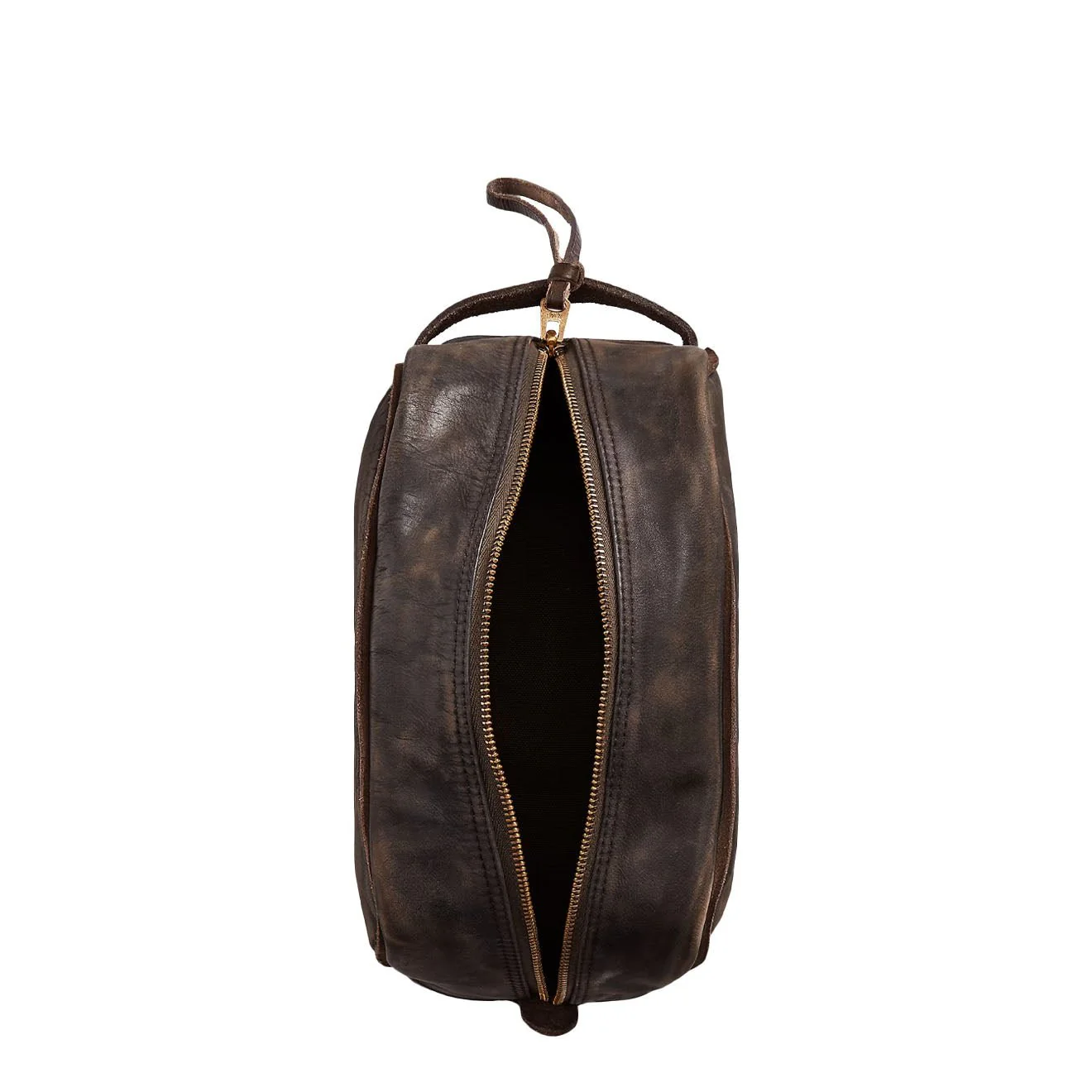 RRL By Ralph Lauren Leather Travel Case Dark Brown - Image 3