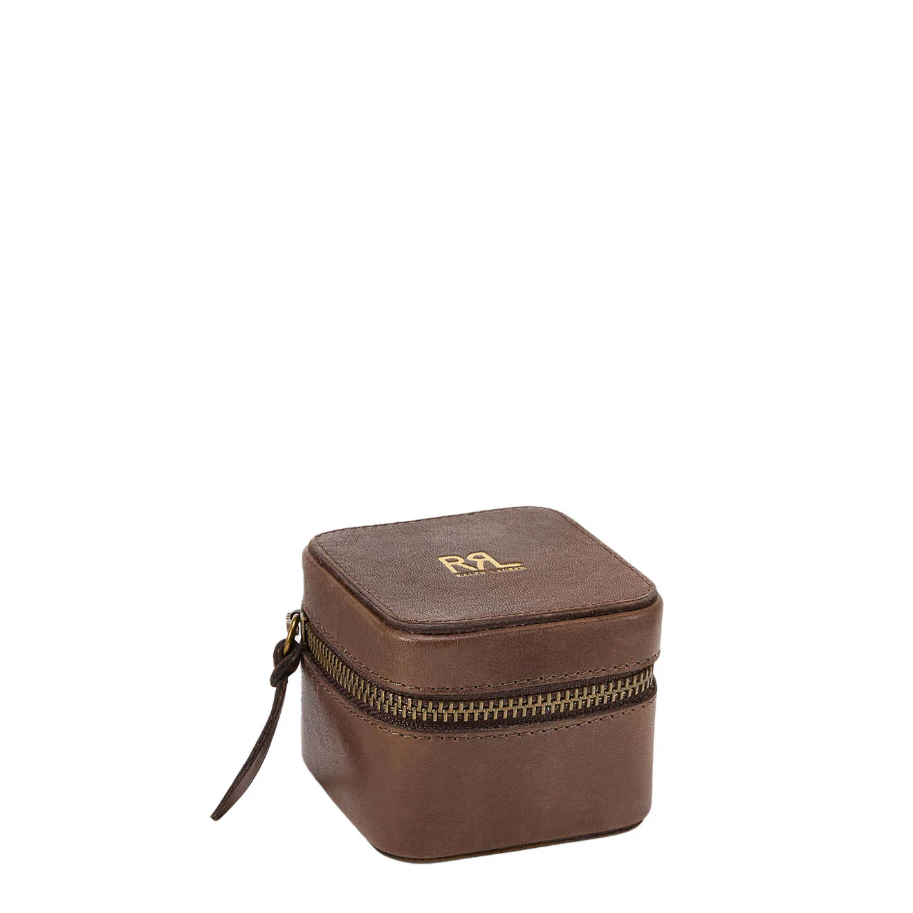 RRL By Ralph Lauren Leather Watch Case Dark Mahogany - Image 2