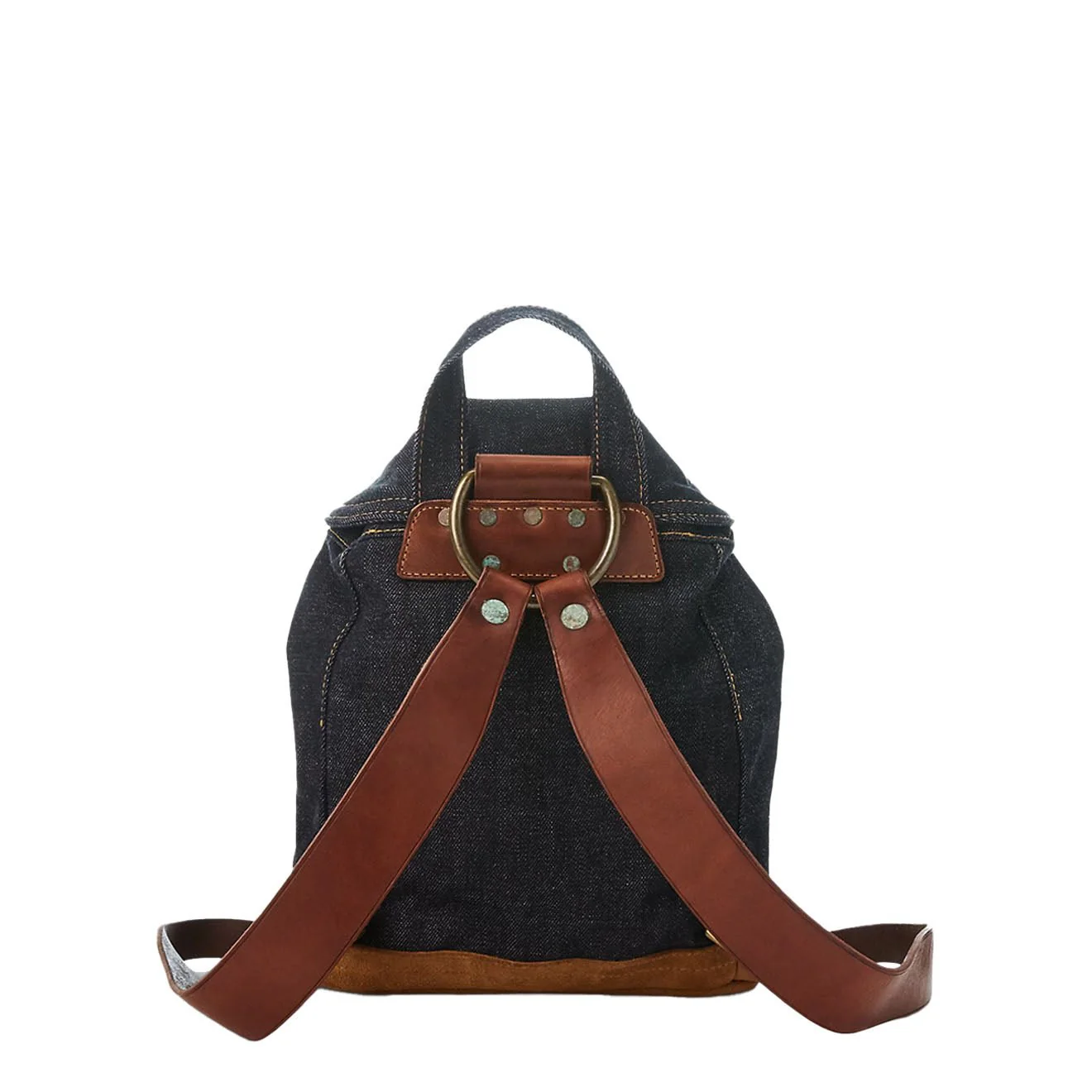 RRL By Ralph Lauren Mini Denim Rucksack Indigo - Image 2