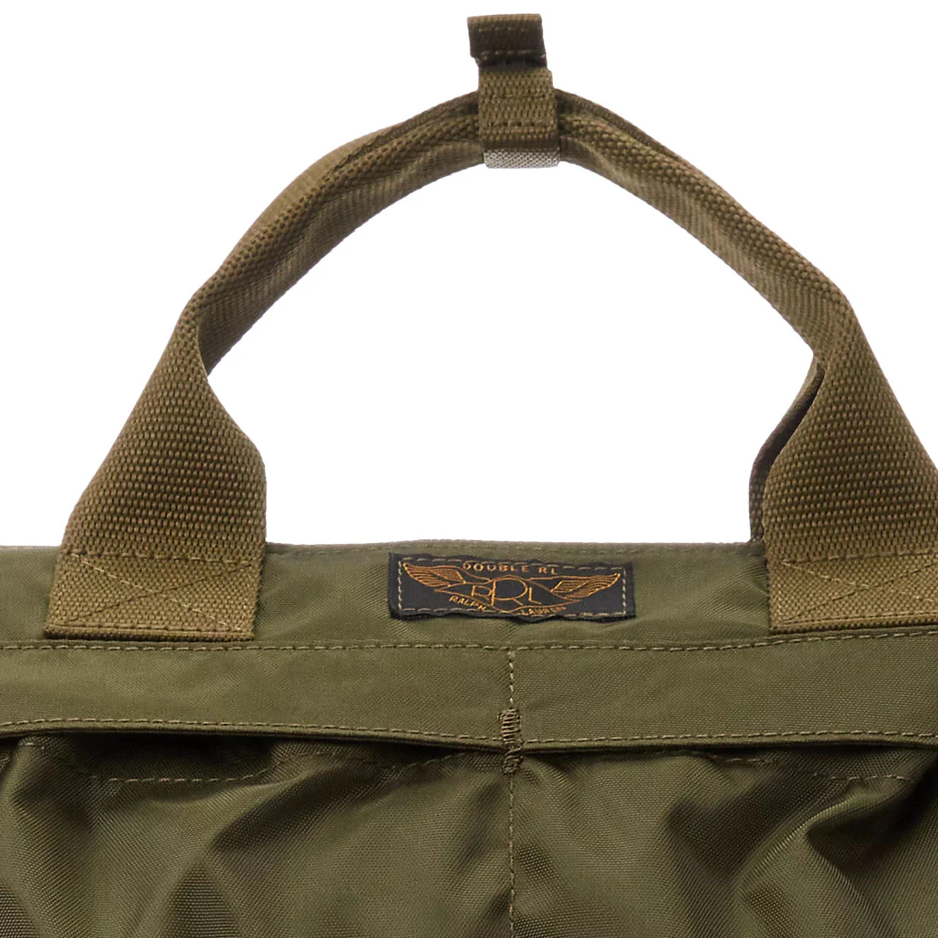 RRL by Ralph Lauren Nylon Canvas Utility Bag Olive Drab - Image 2