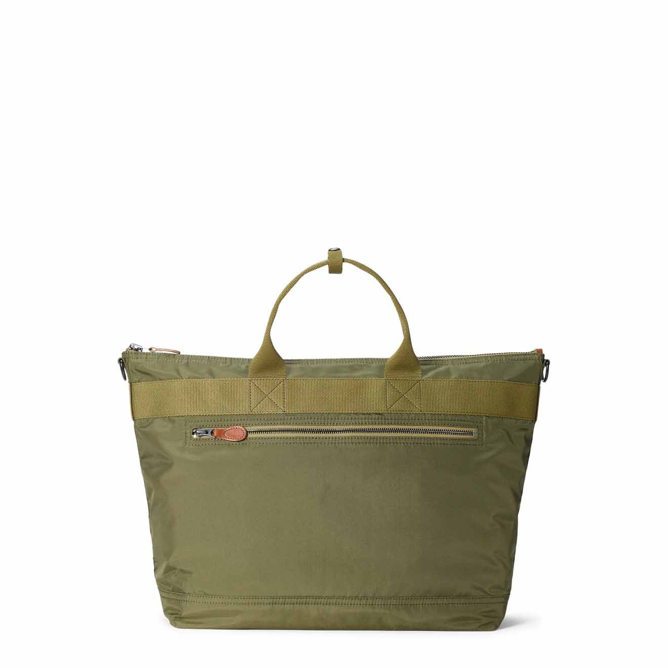 RRL by Ralph Lauren Nylon Canvas Utility Messenger Bag Olive Drab - Image 2