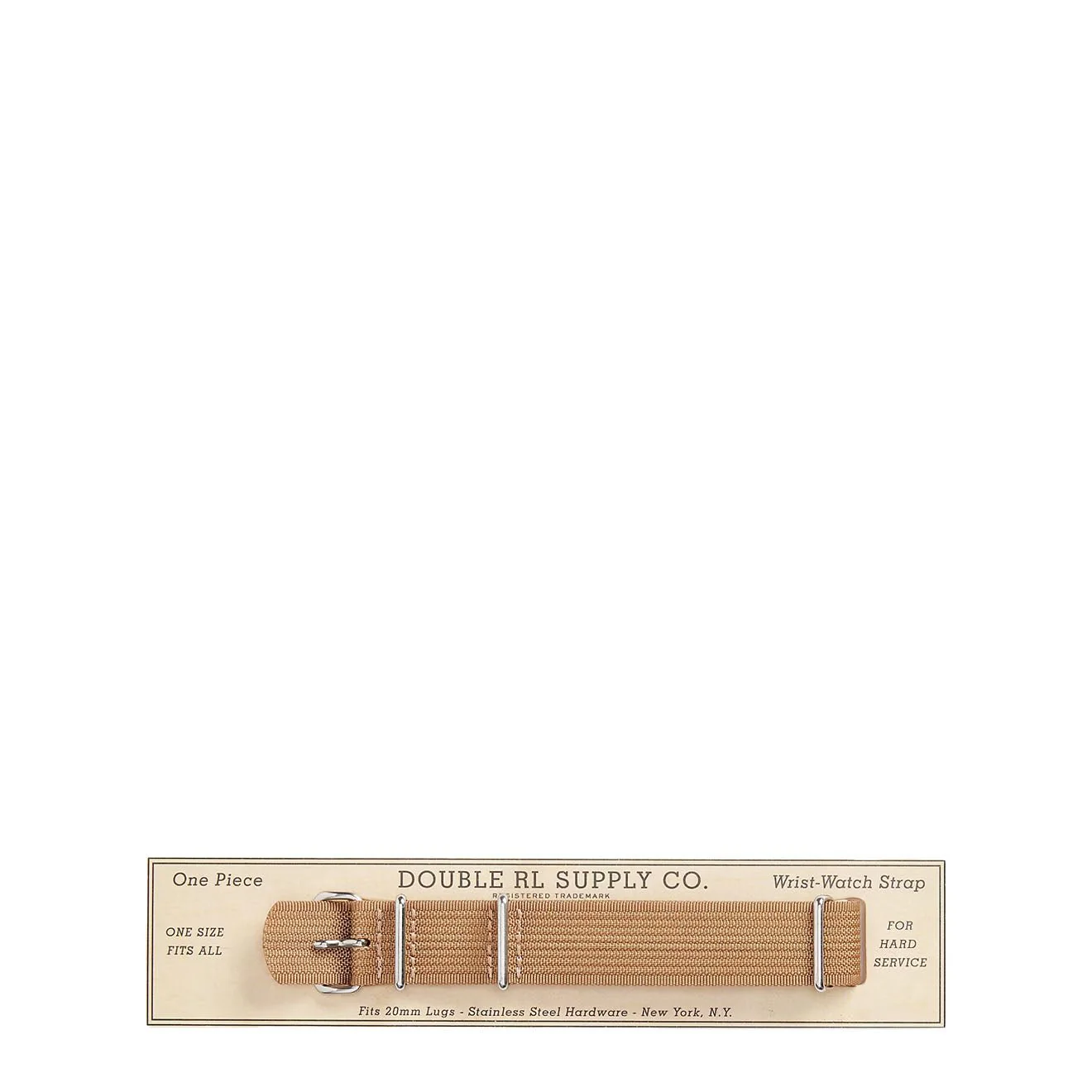 RRL By Ralph Lauren Nylon Wristwatch Strap Khaki