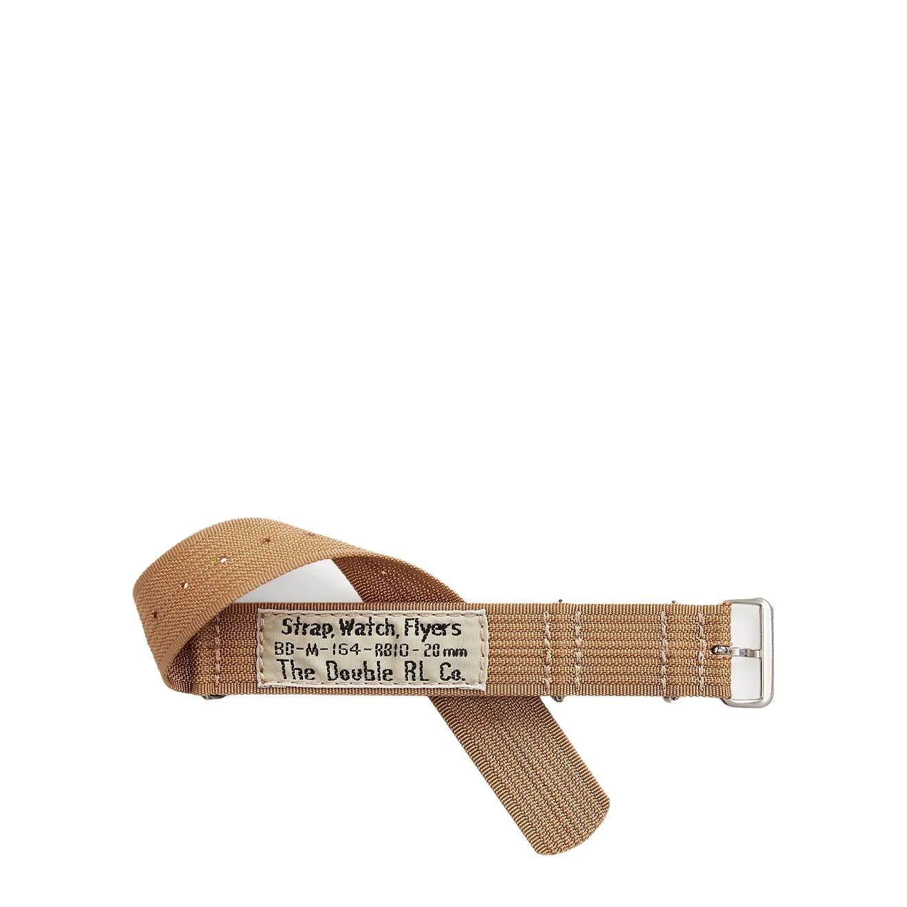 RRL By Ralph Lauren Nylon Wristwatch Strap Khaki - Image 2