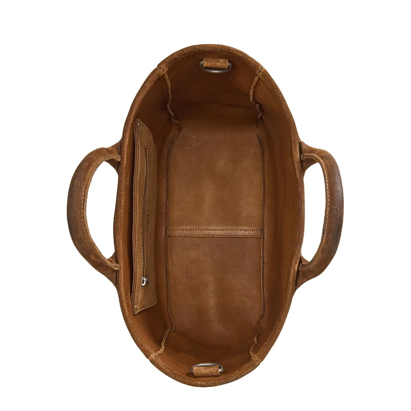 RRL By Ralph Lauren Roughout Suede Tote Brown - Image 3