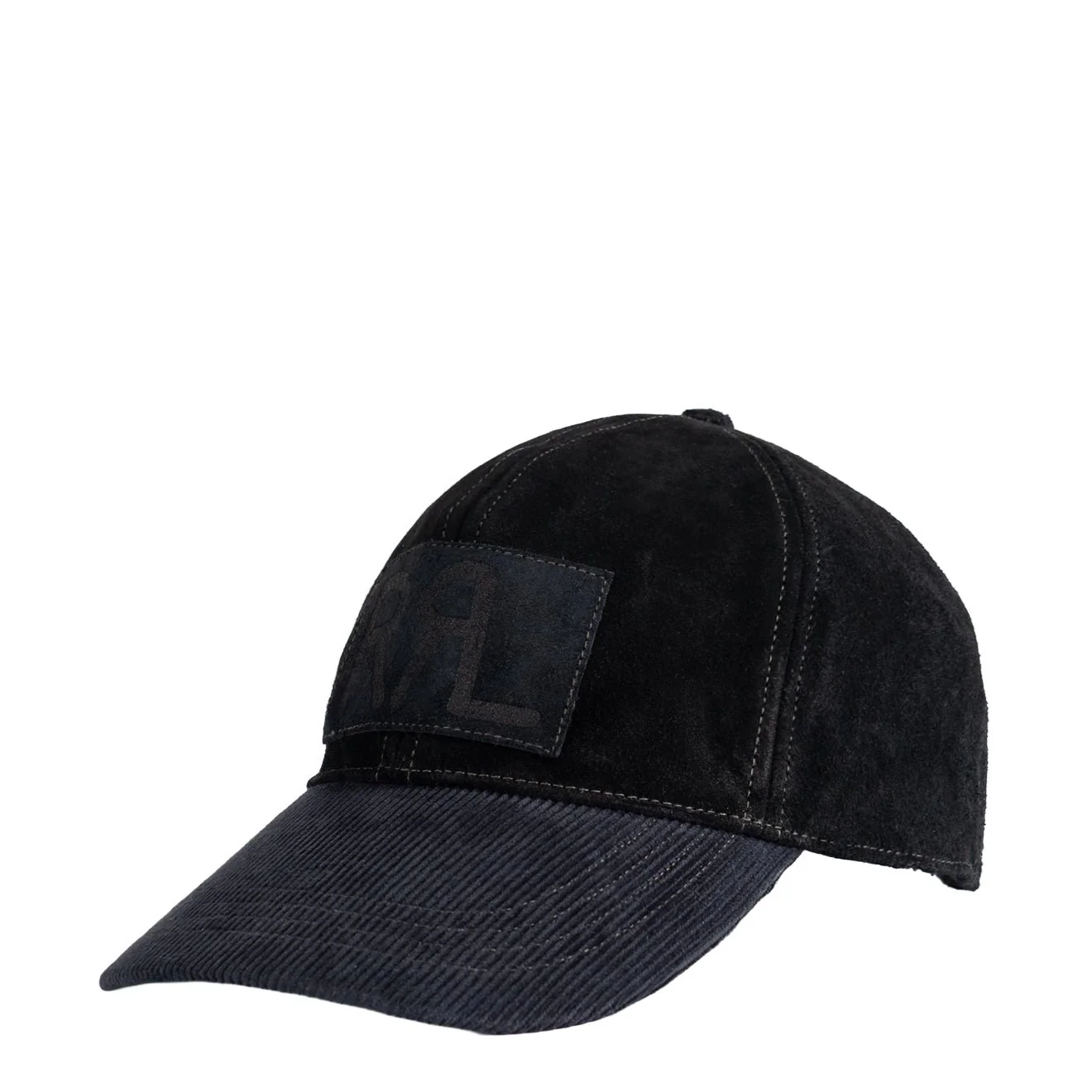 RRL By Ralph Lauren Roughout Suede Trucker Cap Black
