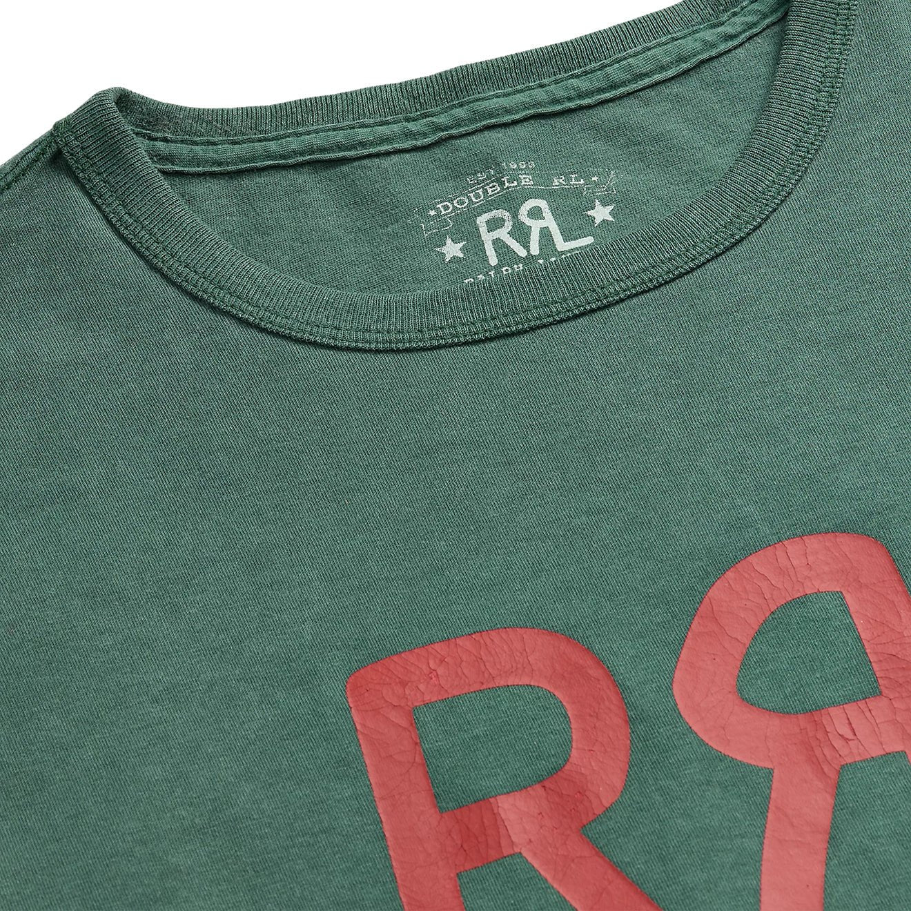 RRL by Ralph Lauren RRL Ranch Logo T-Shirt Pine Forest - Image 3
