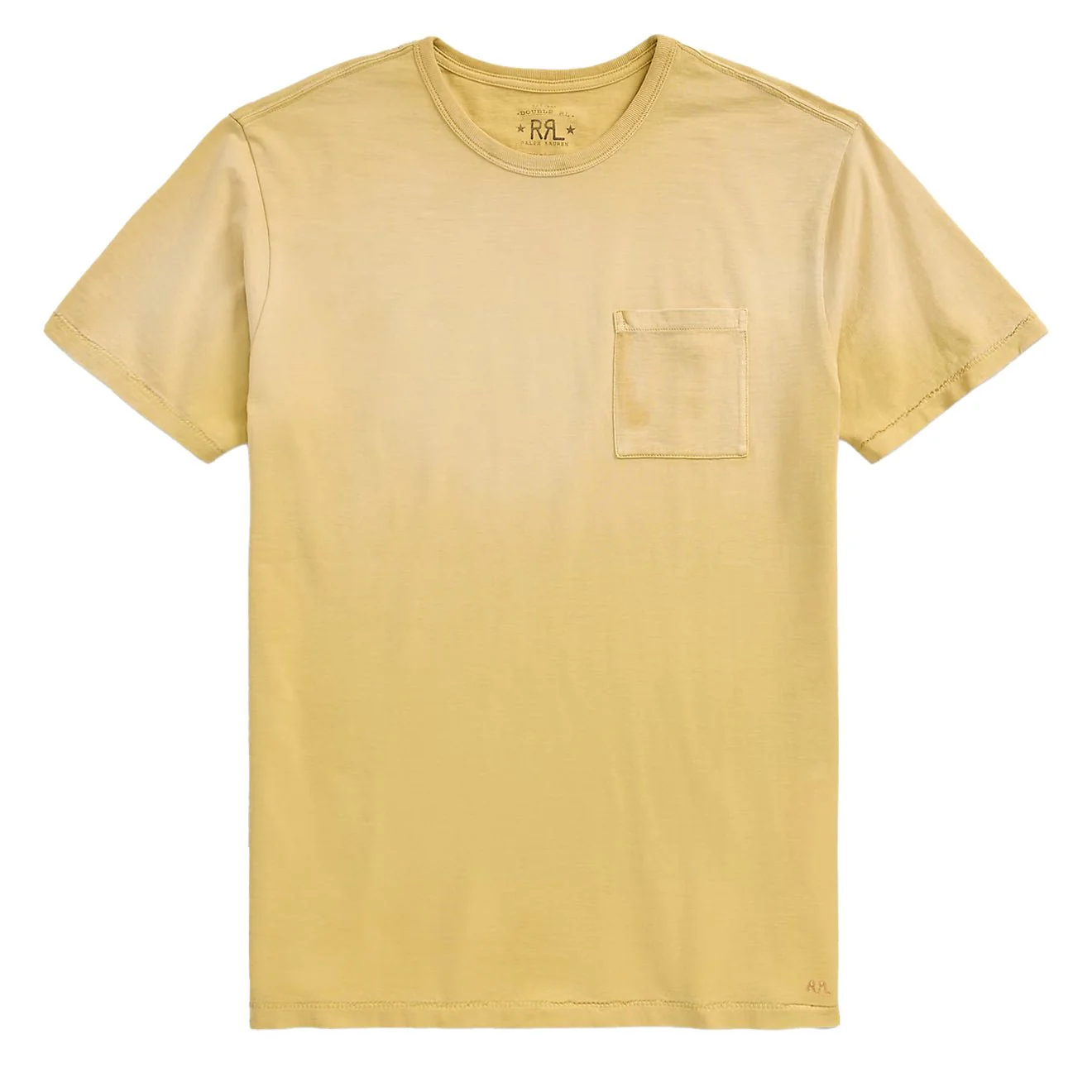 RRL By Ralph Lauren S/S Pocket Tee Short Sleeve T-Shirt Wicket Yellow