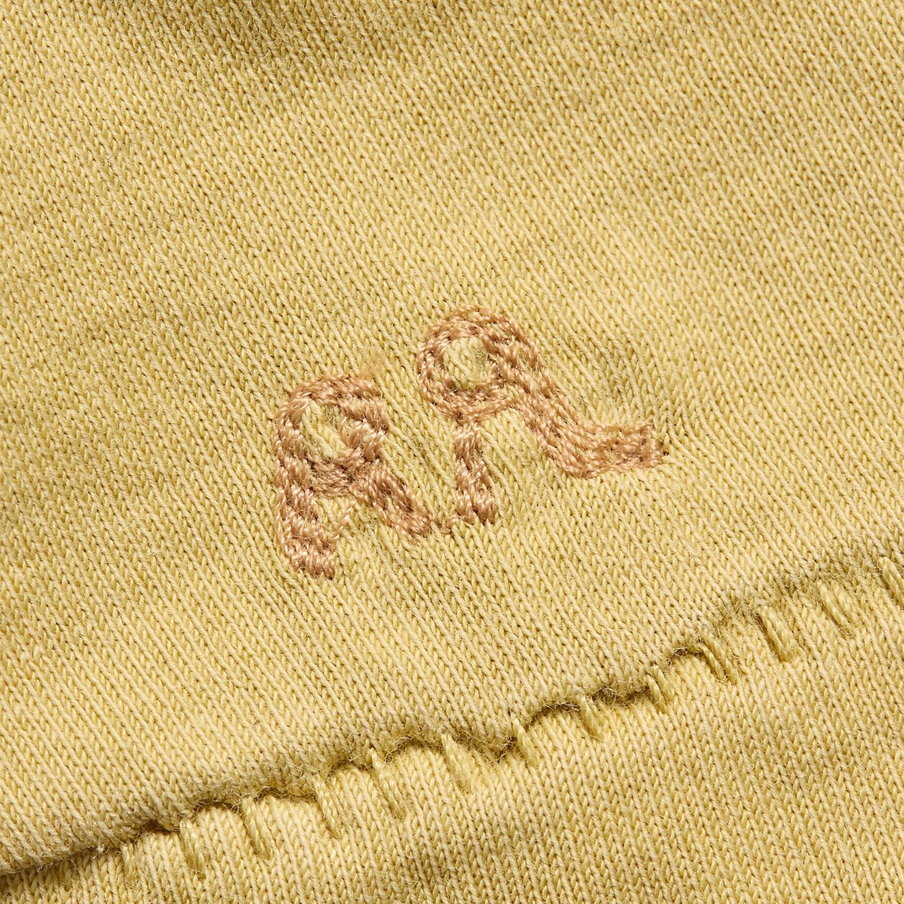 RRL By Ralph Lauren S/S Pocket Tee Short Sleeve T-Shirt Wicket Yellow - Image 4