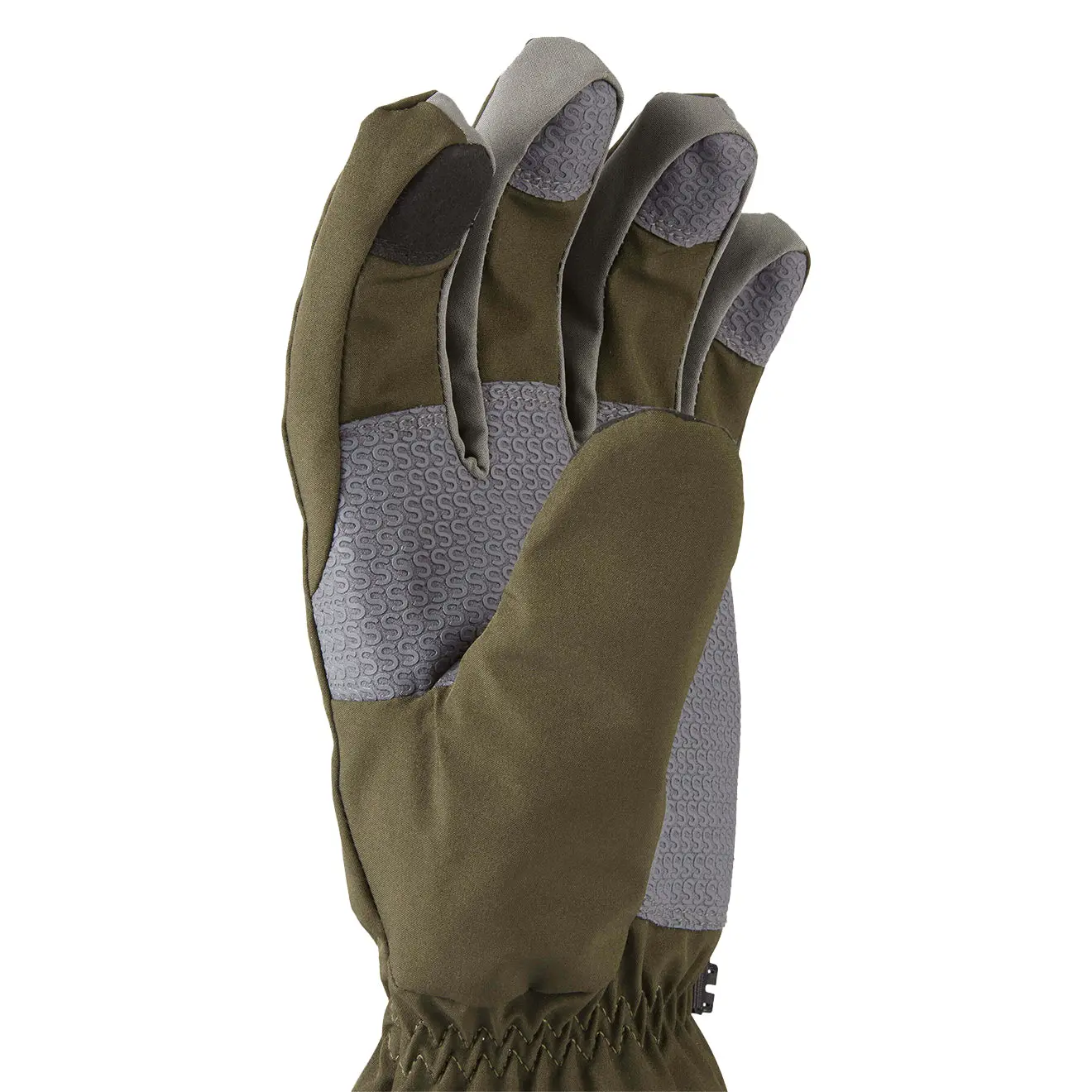 Sealskinz Drayton WP Lightweight Gauntlet Glove Olive - Image 2