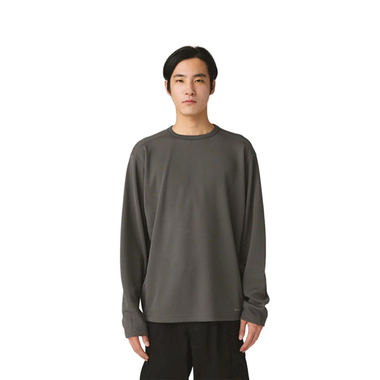 Snow Peak Dry Thermal L/S T-Shirt Charcoal - Image 2
