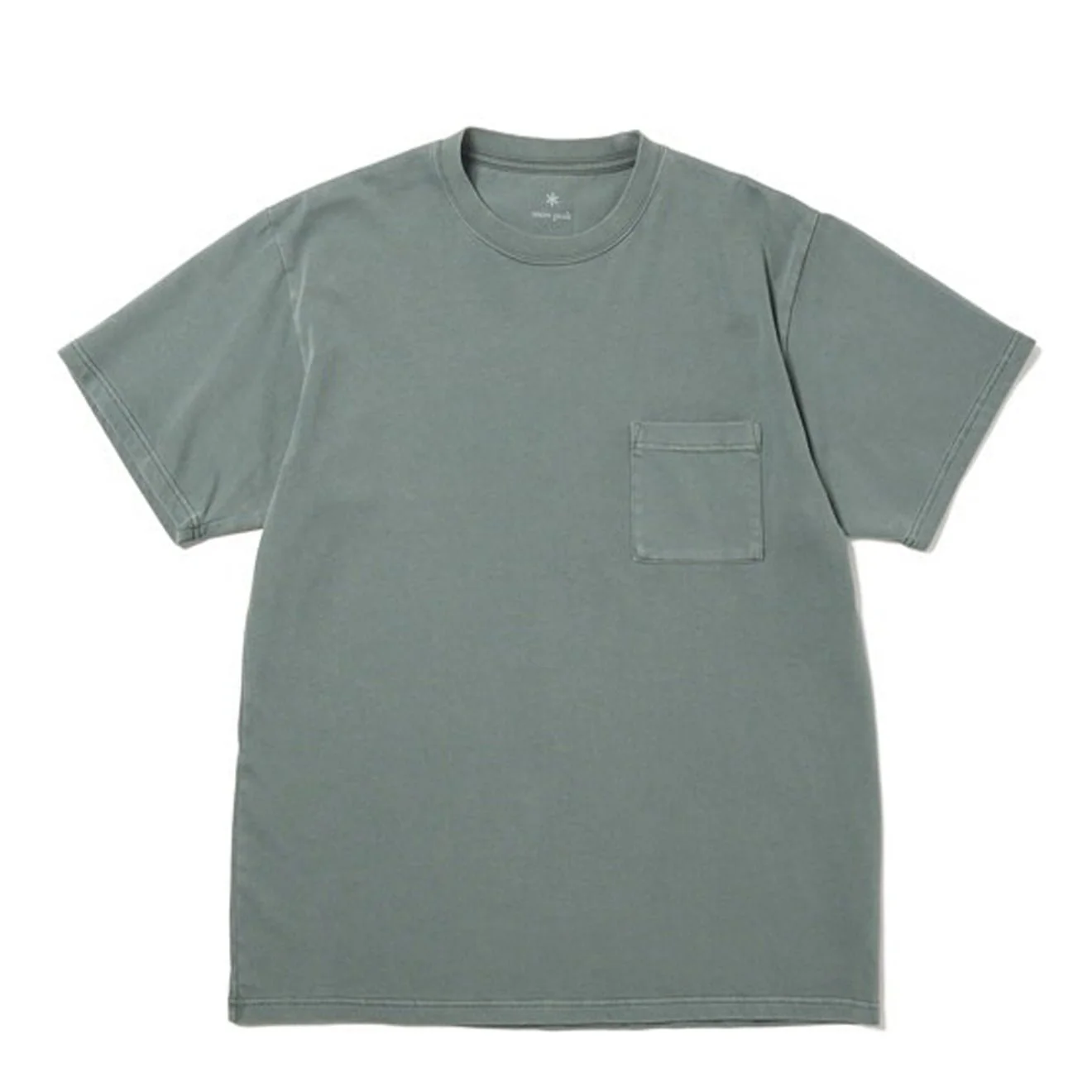 Snow Peak Garment Dyed T-Shirt Dark Green