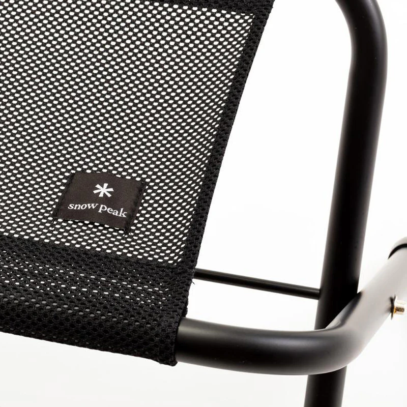 Snow Peak Mesh Folding Bench Black - Image 6