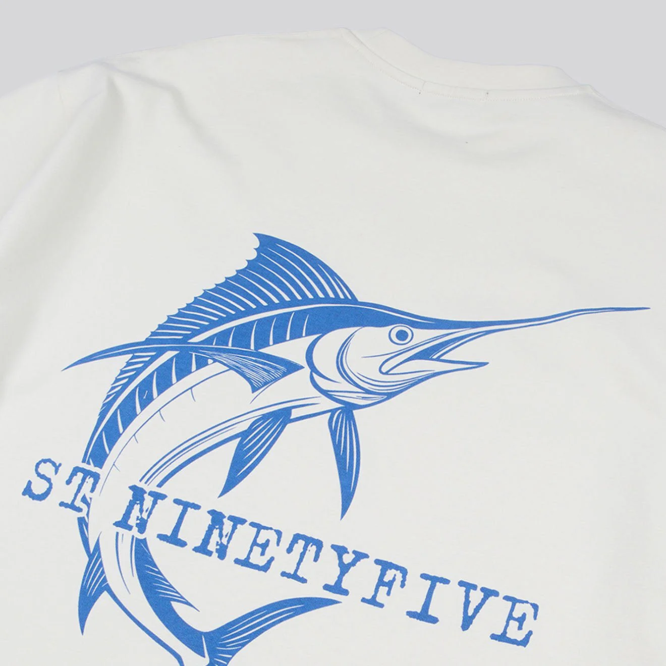ST-95 x Anna Bergonzini Swordfish T-Shirt Off White - Image 5