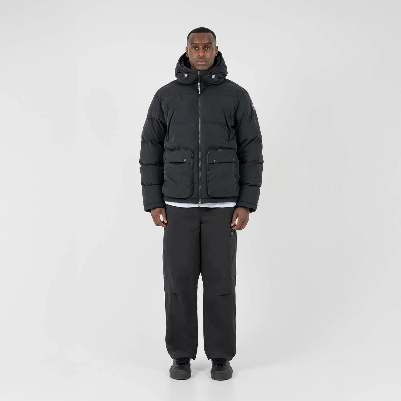 ST95 Arno Down Coat Caviar - Image 3