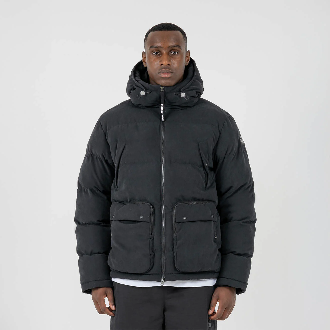 ST95 Arno Down Coat Caviar - Image 8