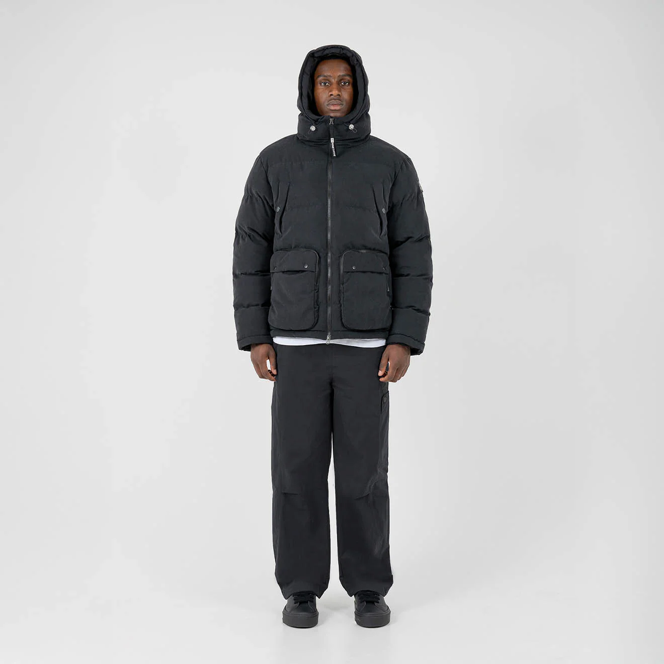 ST95 Arno Down Coat Caviar - Image 9
