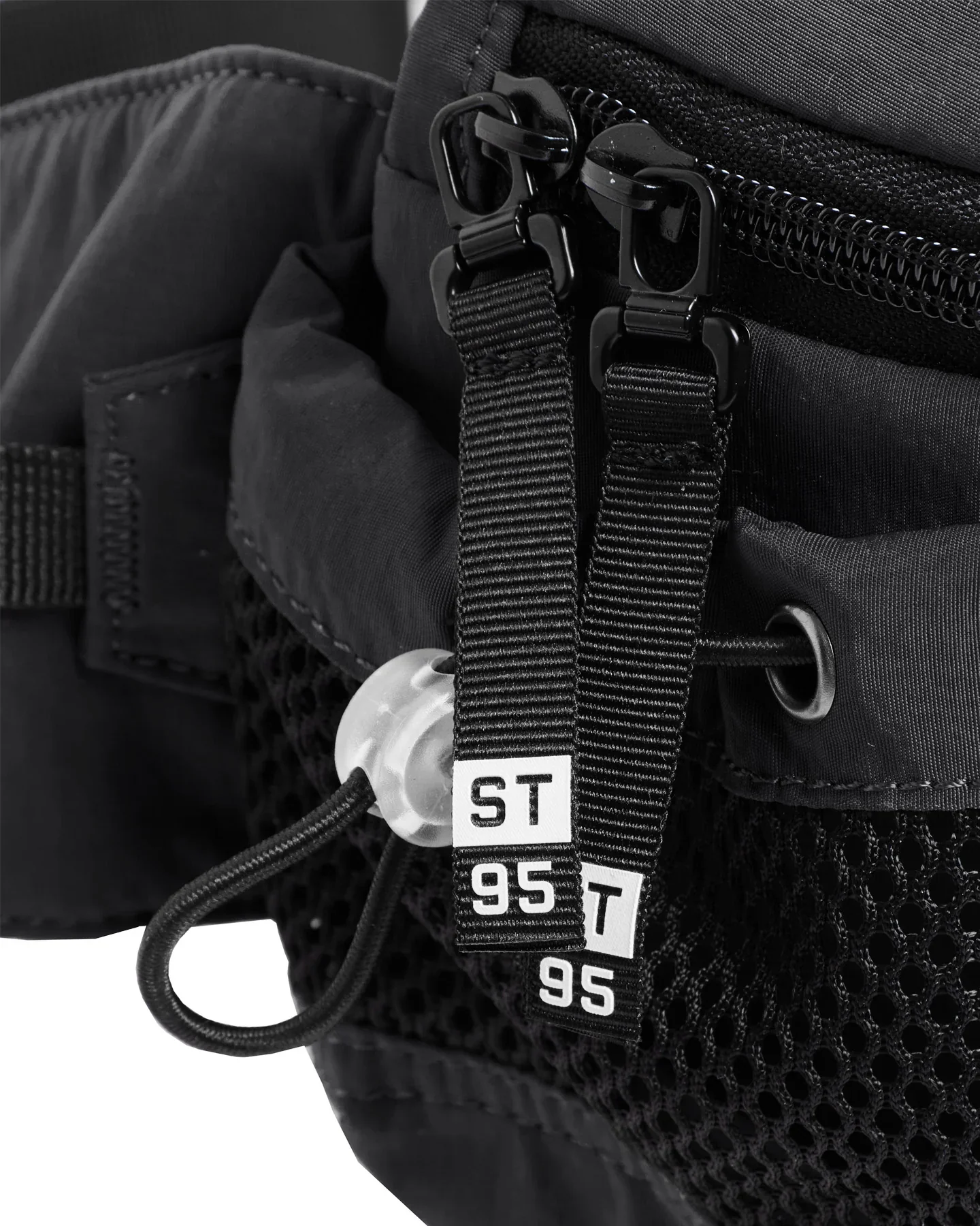 ST95 Cross Body Waist Bag Black - Image 5