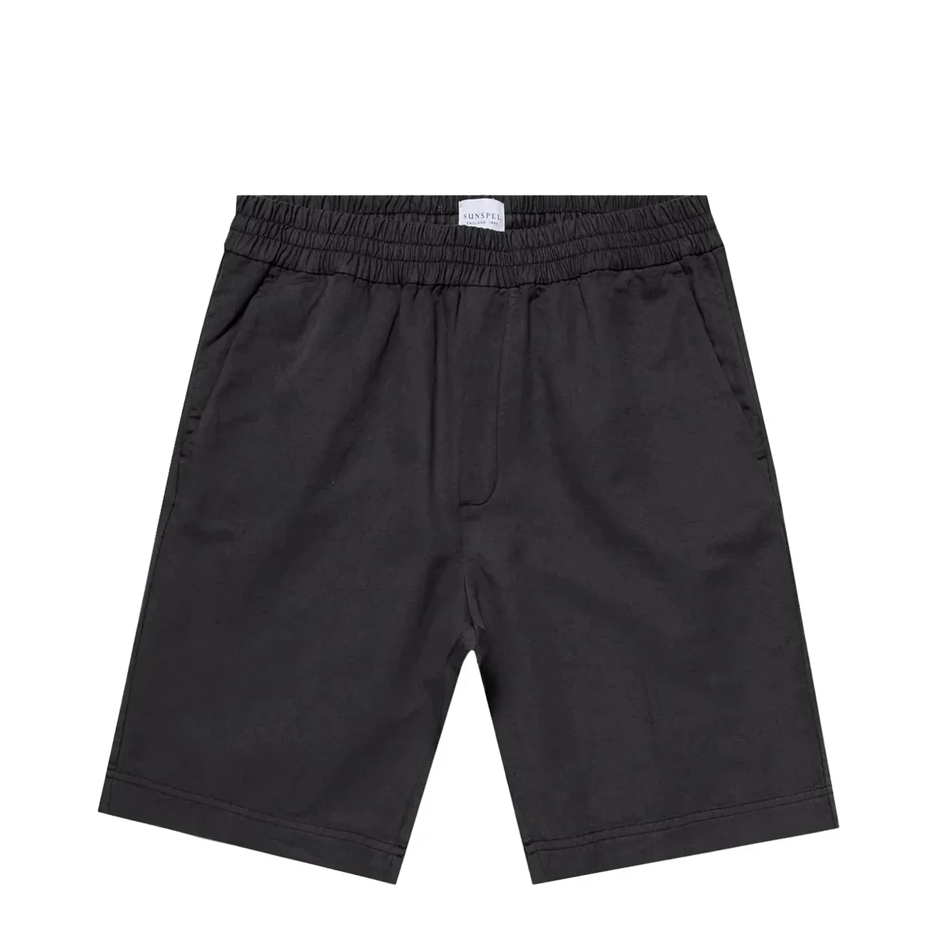 Sunspel Drawstring Short Charcoal