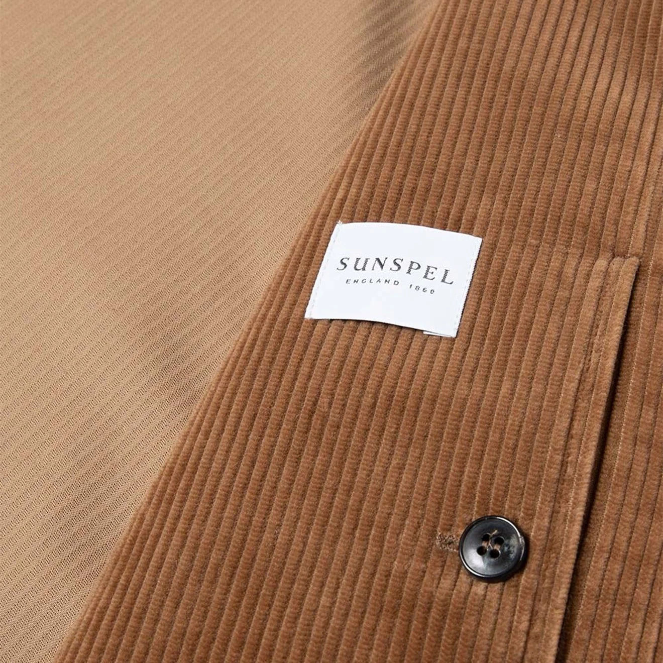 Sunspel Harrington Jacket Dark Camel - Image 4