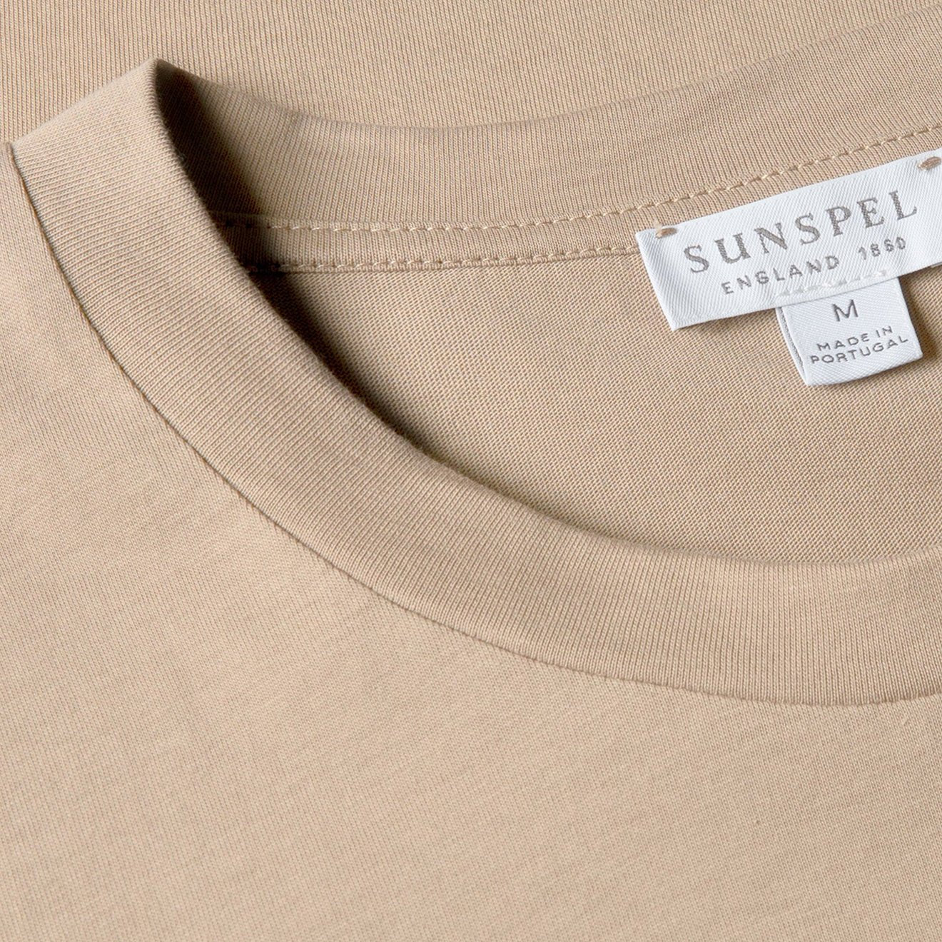 Sunspel S/S Riviera T-Shirt Mink - Image 6
