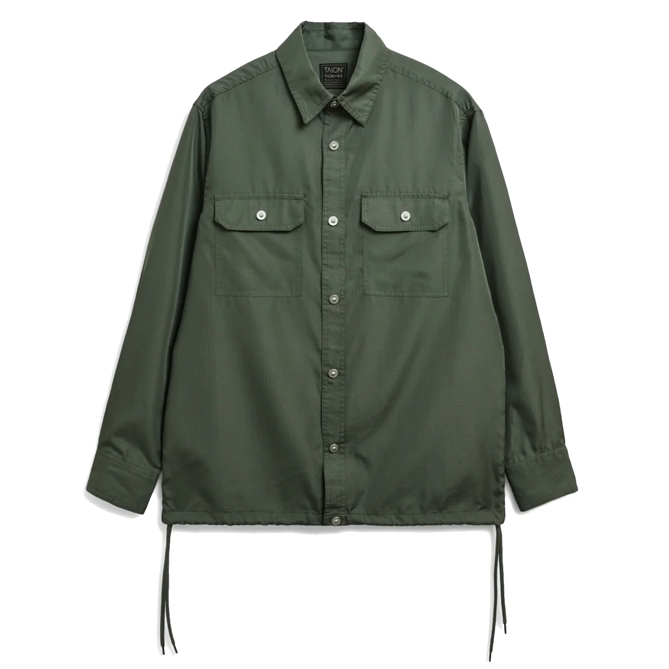Taion Military Long Sleeve Shirt Olive - Image 2