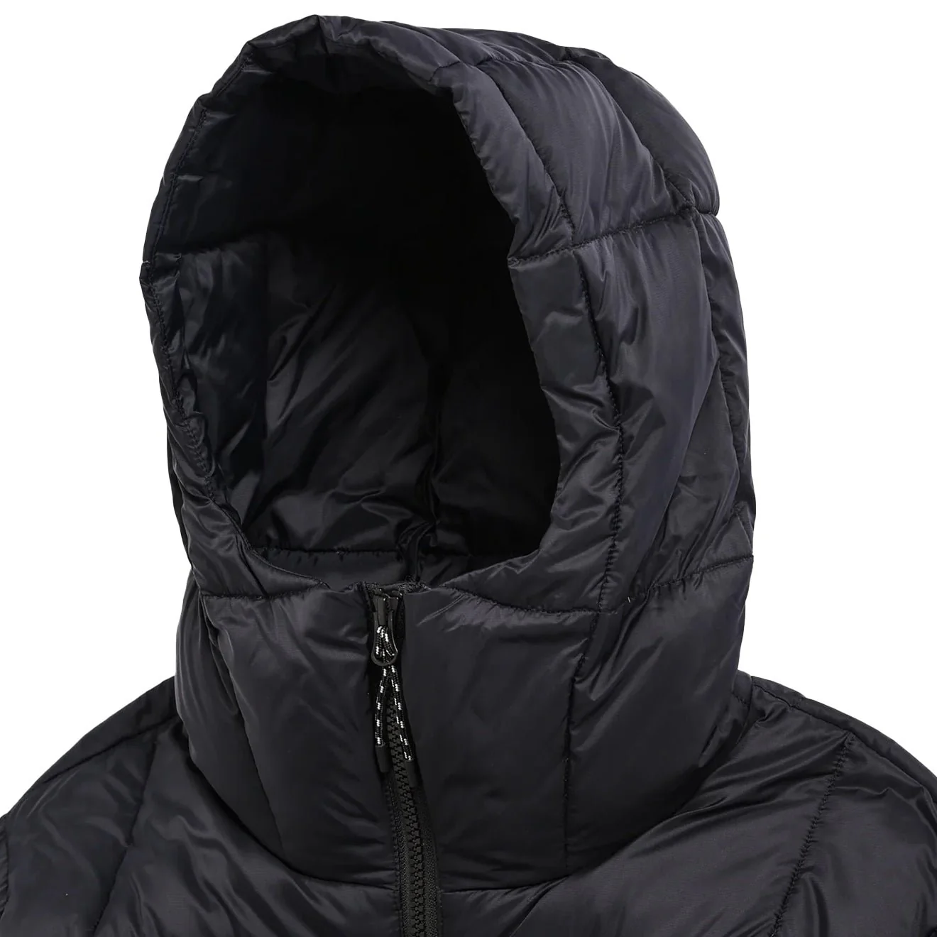 Taion Volume Hood Down Jacket Black - Image 4