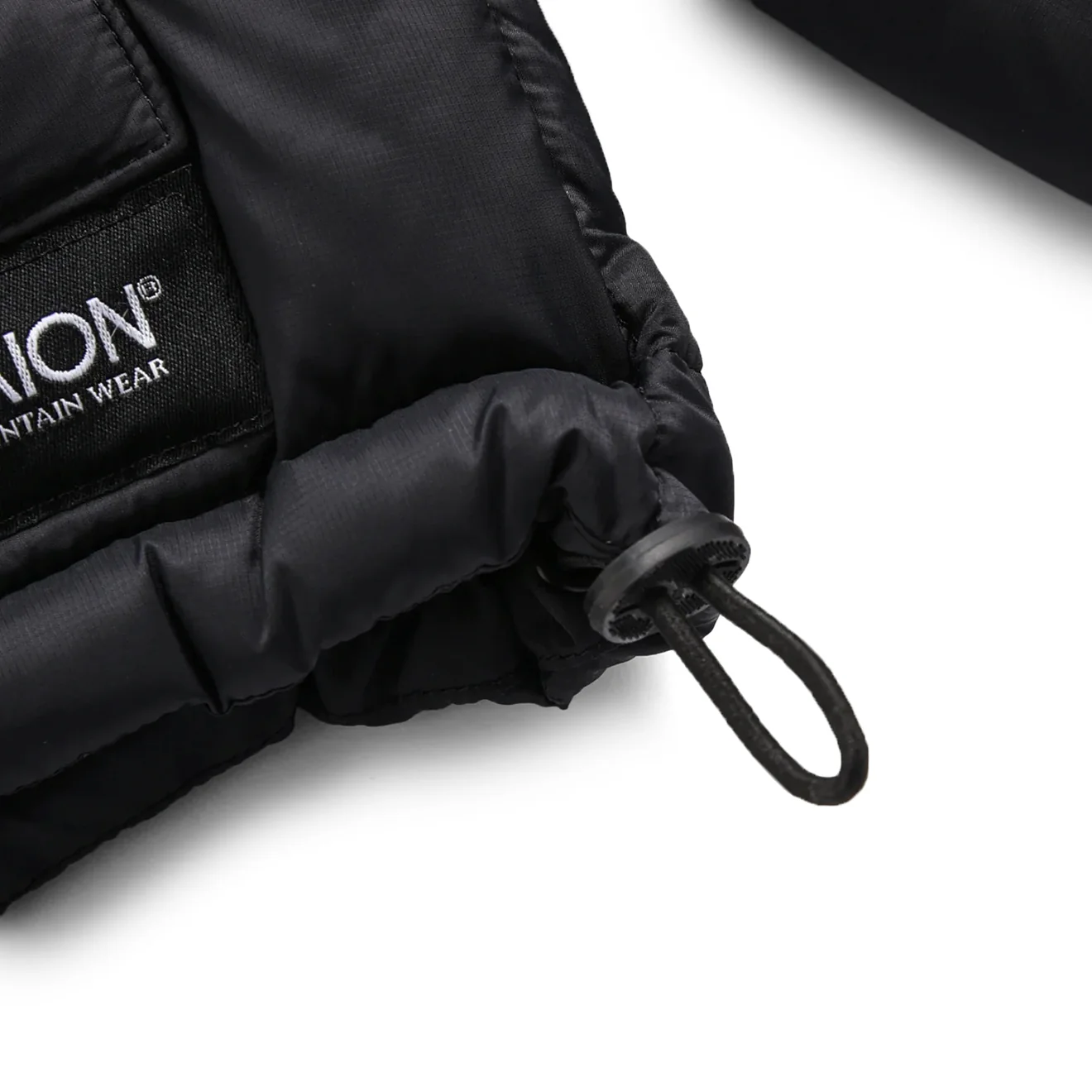 Taion Volume Hood Down Jacket Black - Image 5