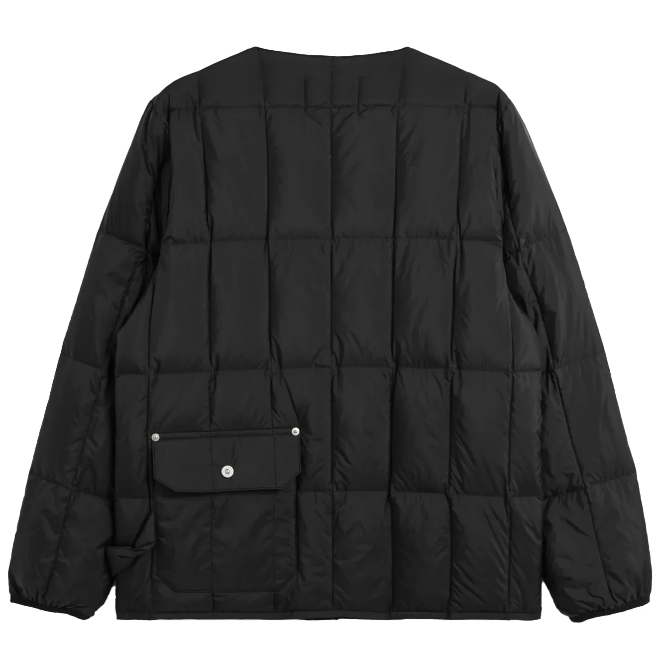 Taion Work Crew Neck Down Jacket Black - Image 2