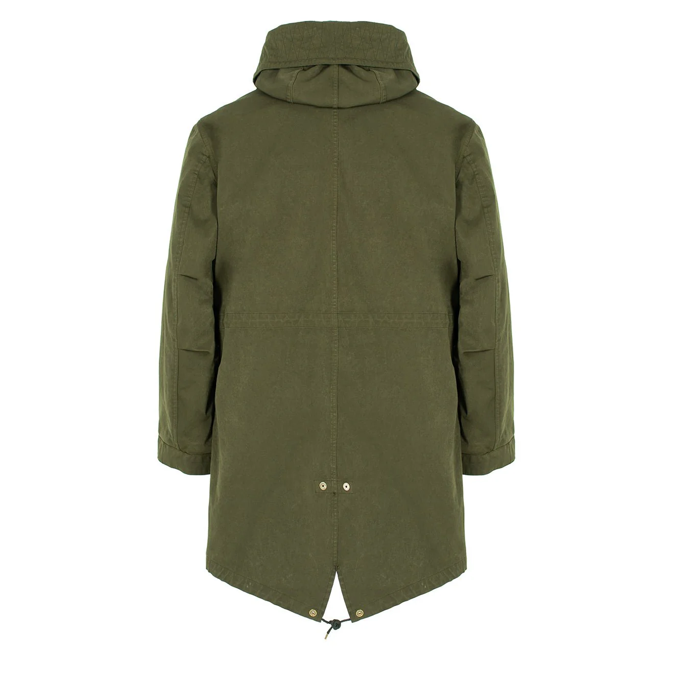 Ten C Hooded Parka Jacket Green - Image 2