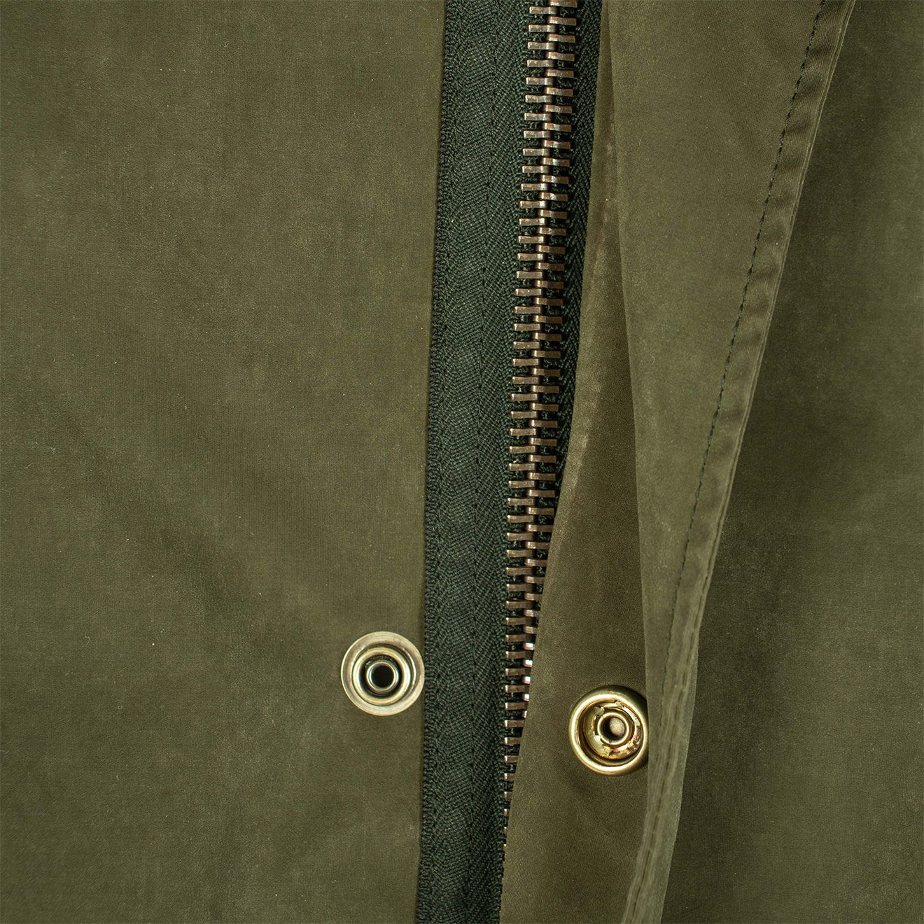 Ten C Hooded Parka Jacket Green - Image 3