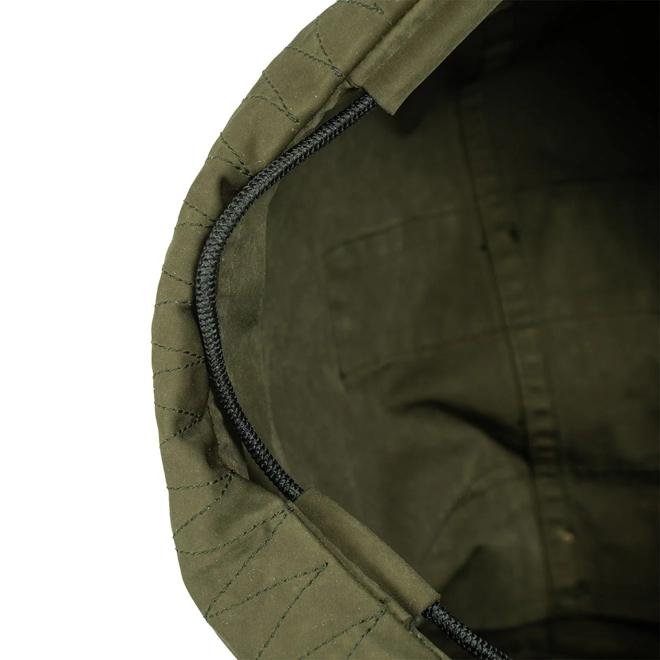 Ten C Hooded Parka Jacket Green - Image 4