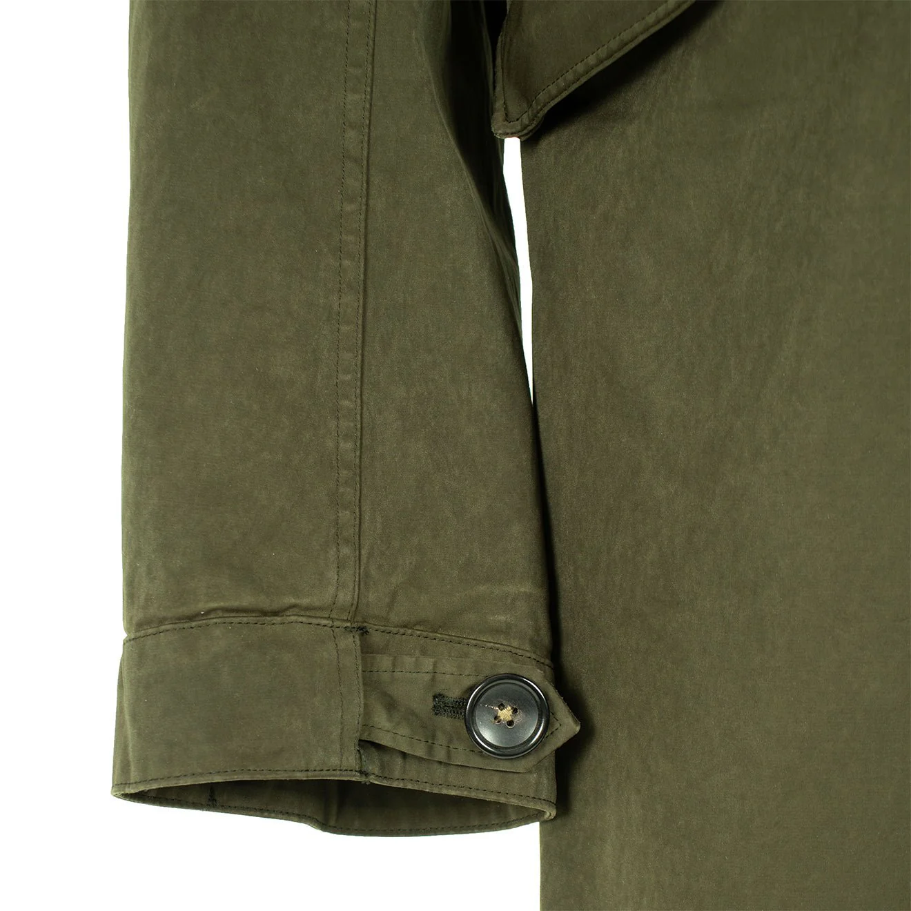 Ten C Hooded Parka Jacket Green - Image 7