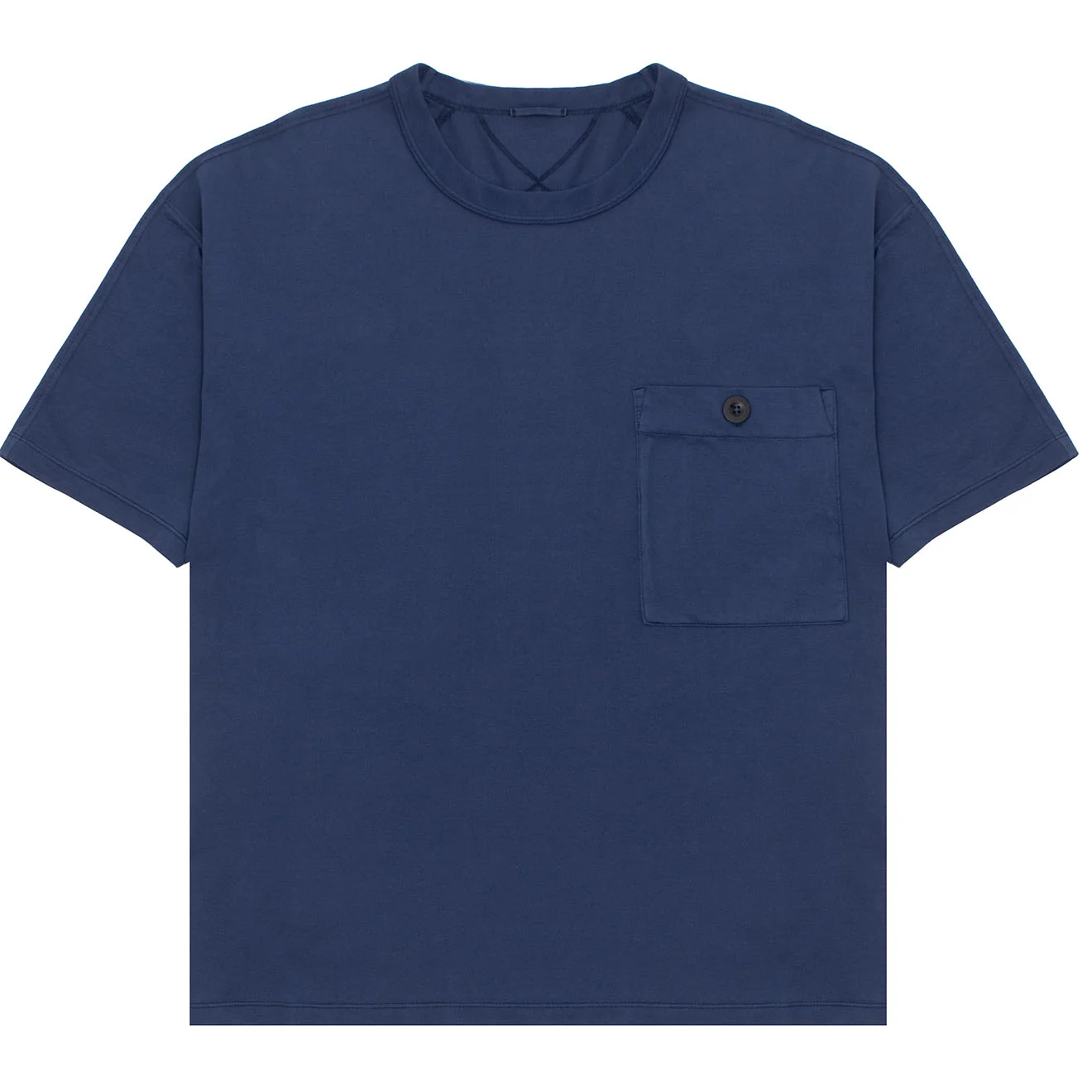 Ten C Manica Corta T-Shirt Blue Night