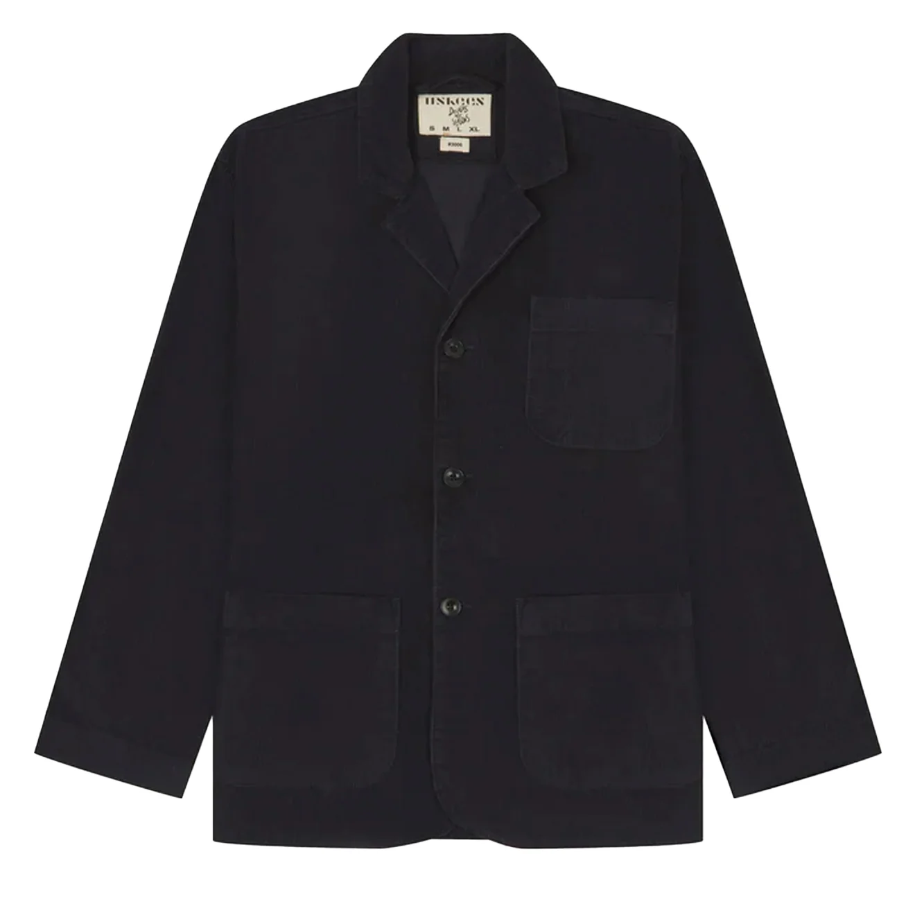 Uskees 3006 Cord Blazer Midnight Blue