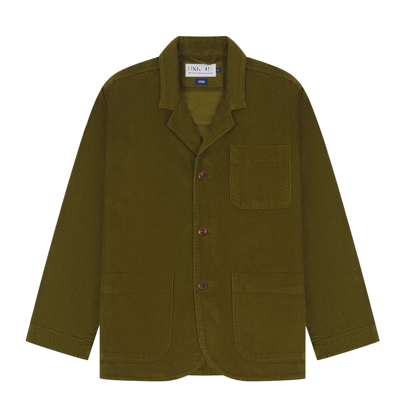 Uskees 3006 Cord Blazer Woodland Green
