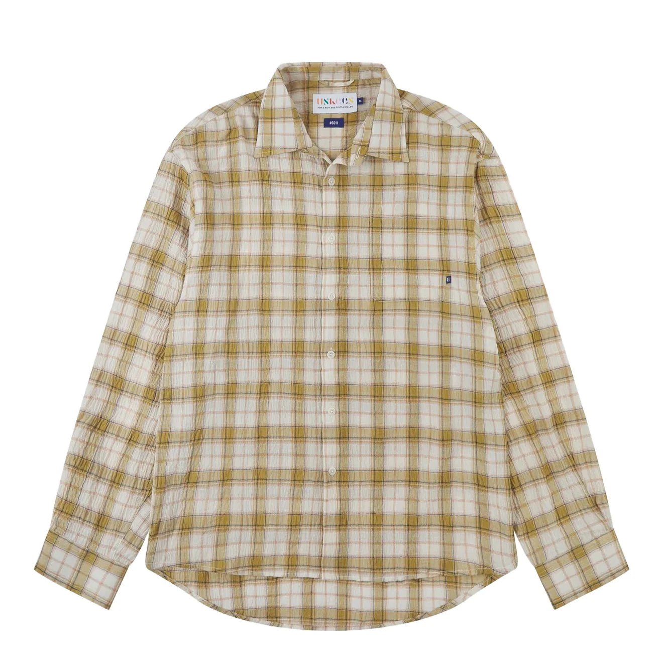 Uskees 6011 Timber Leah Shirt Sand Pebble Plaid