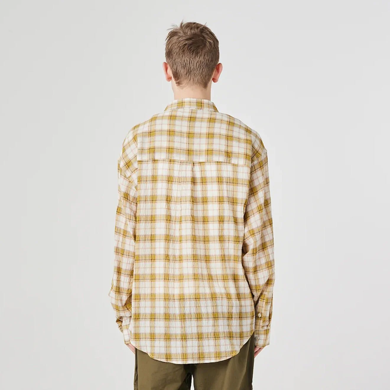 Uskees 6011 Timber Leah Shirt Sand Pebble Plaid - Image 6