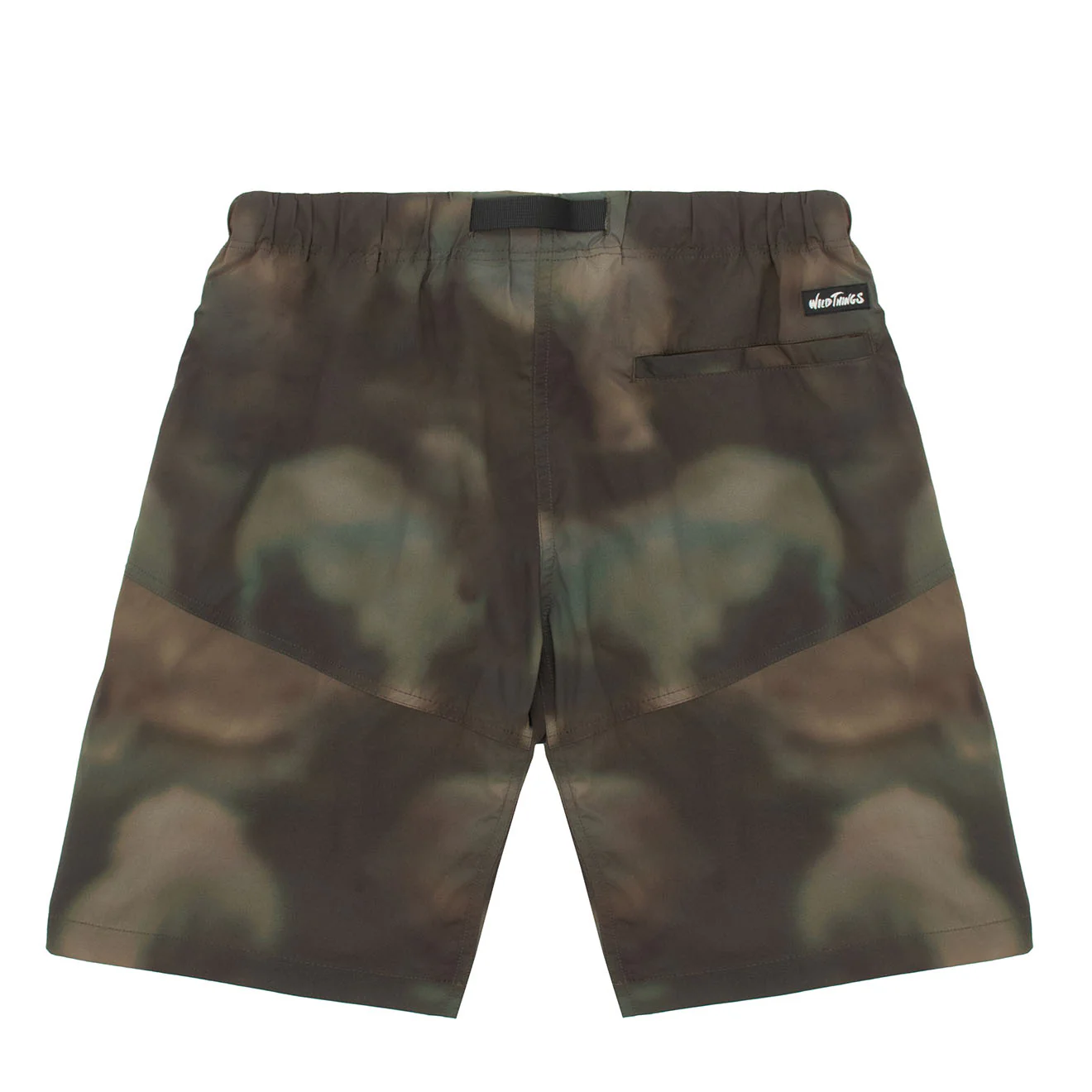 Wild Things Camp Shorts Nature Mosaic Olive - Image 2