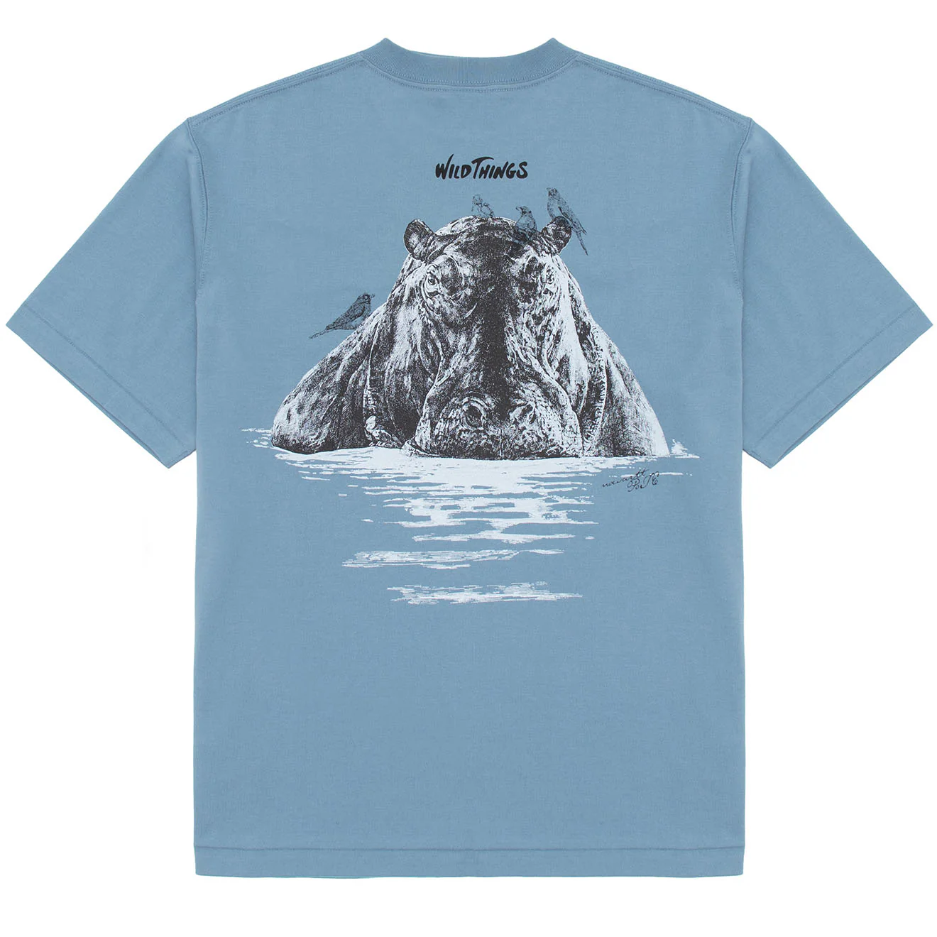 Wild Things Wild Animal T-Shirt One Smoky Blue - Image 2